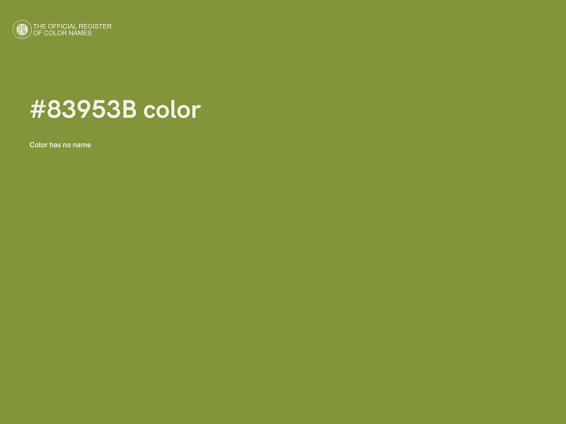 #83953B color image
