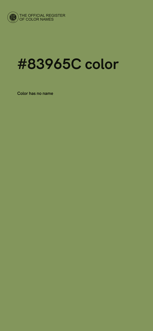 #83965C color image