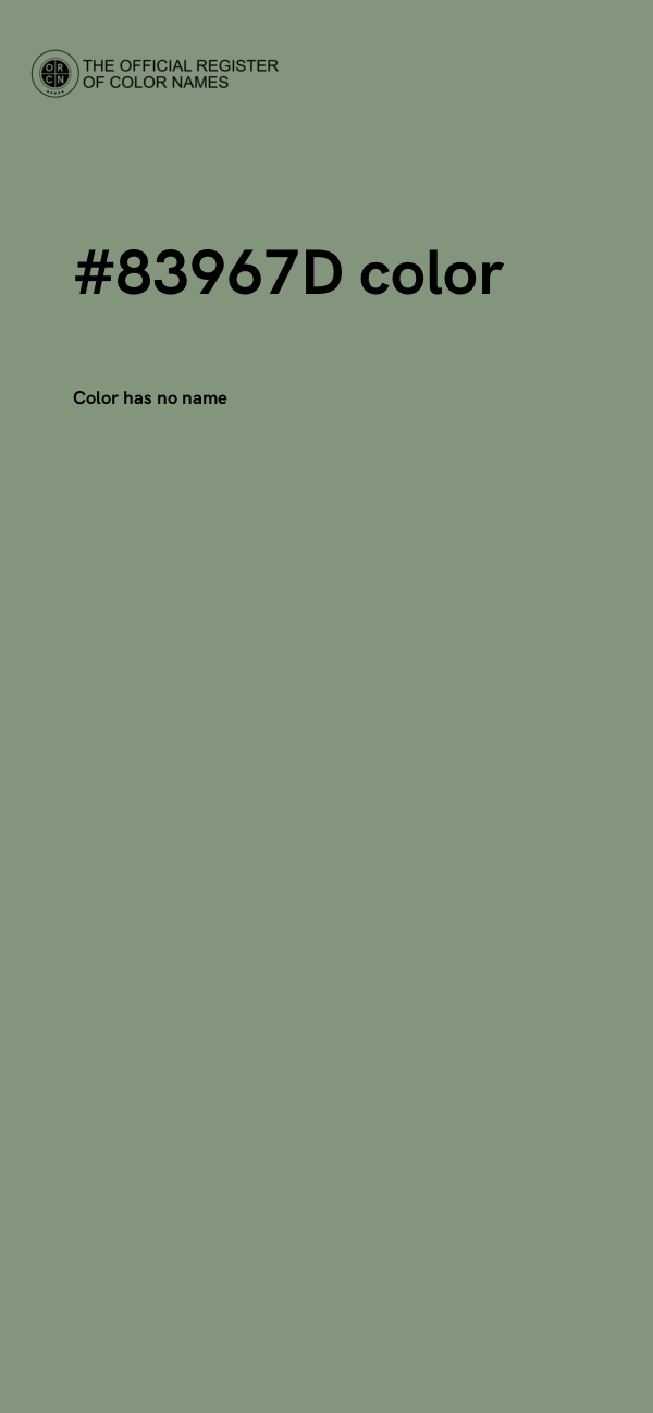 #83967D color image