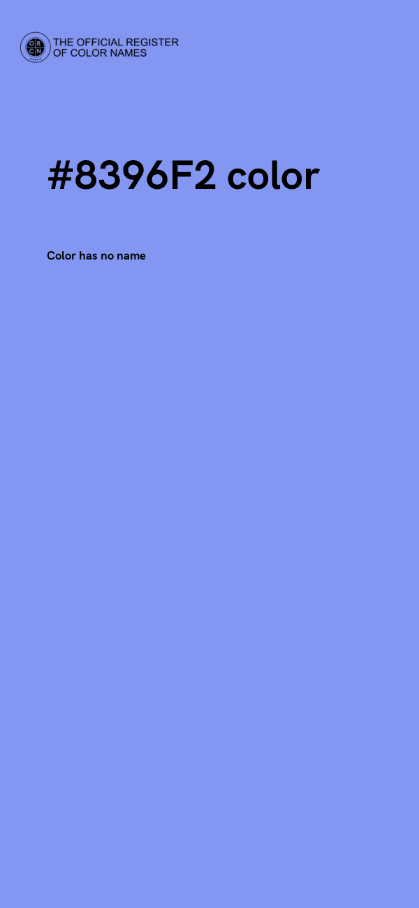 #8396F2 color image