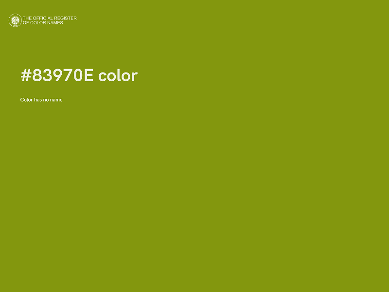 #83970E color image