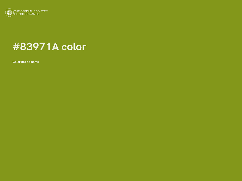 #83971A color image