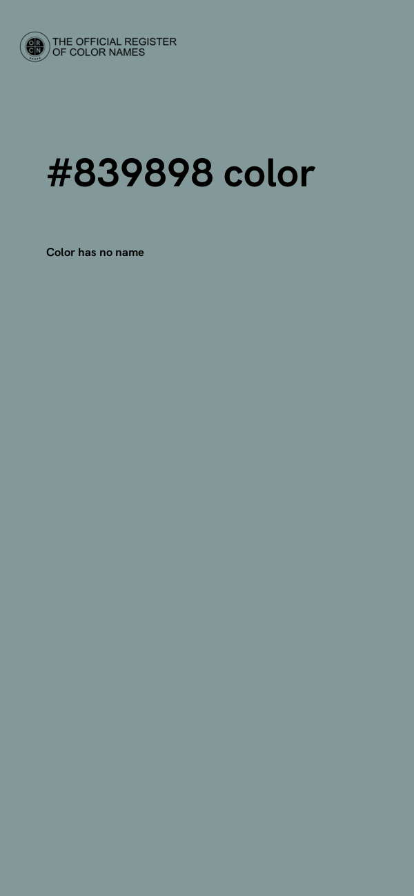 #839898 color image