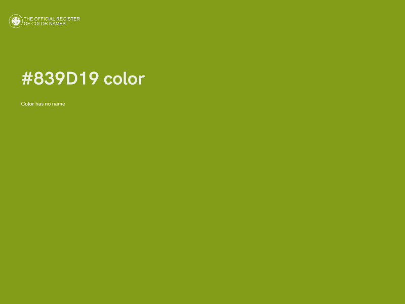 #839D19 color image