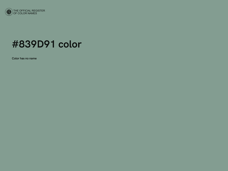 #839D91 color image