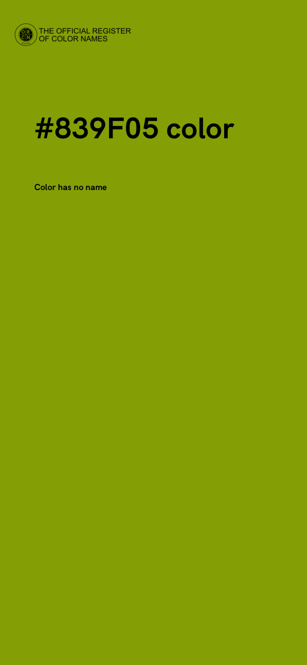 #839F05 color image