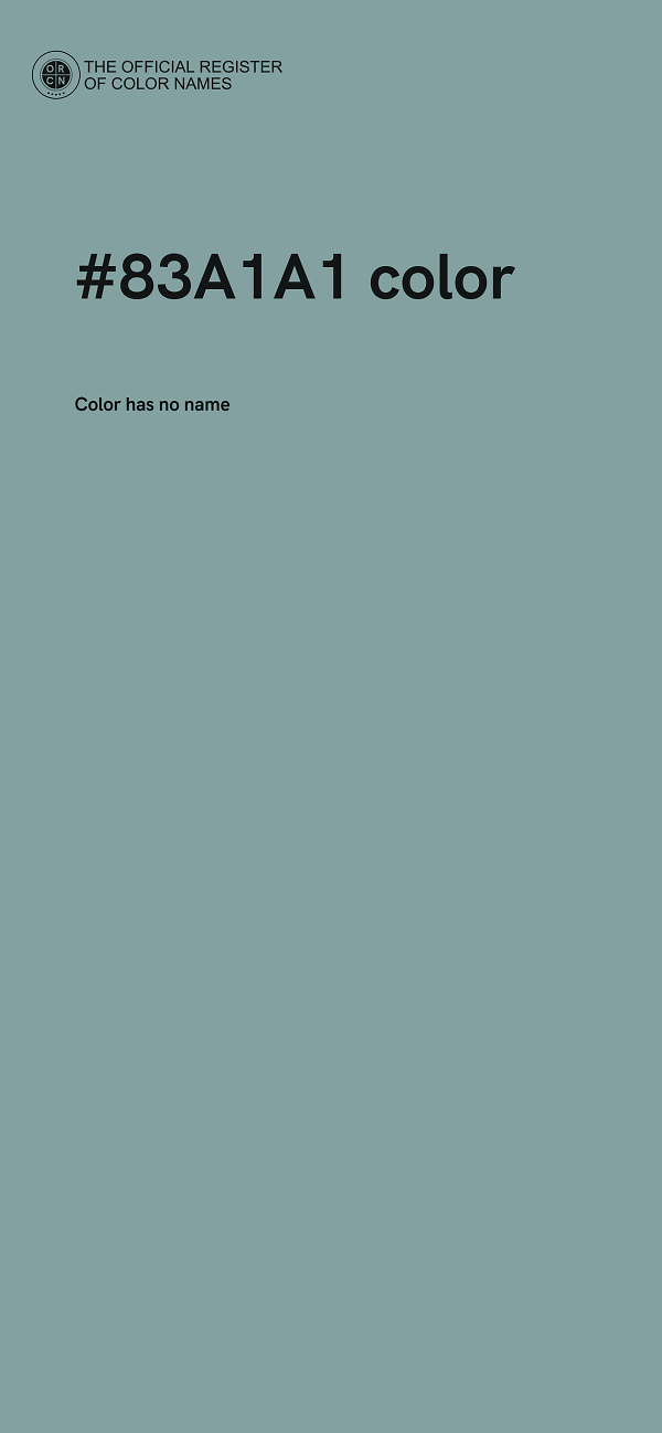 #83A1A1 color image