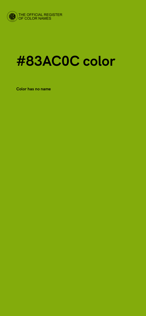 #83AC0C color image