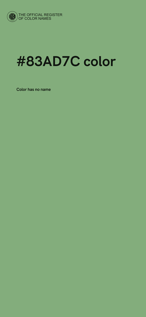 #83AD7C color image
