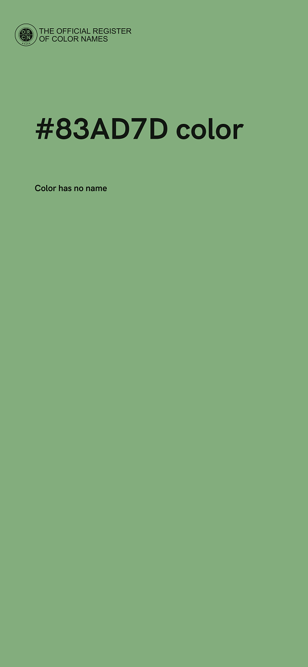 #83AD7D color image
