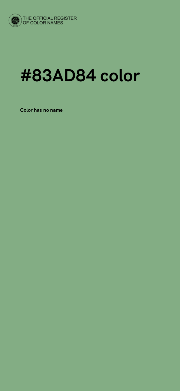 #83AD84 color image