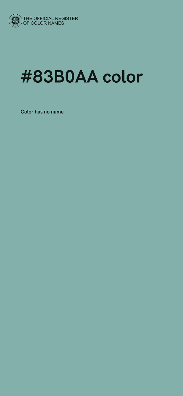 #83B0AA color image