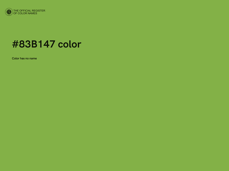 #83B147 color image