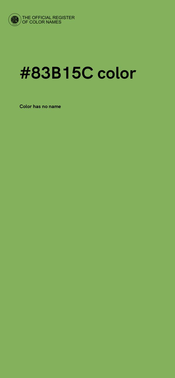 #83B15C color image