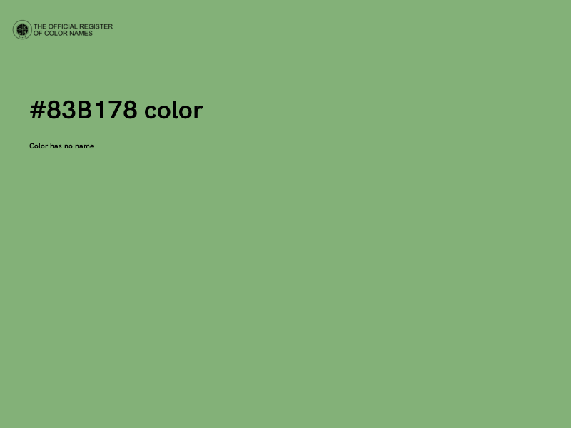 #83B178 color image