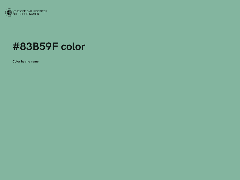 #83B59F color image