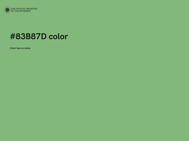 #83B87D color image