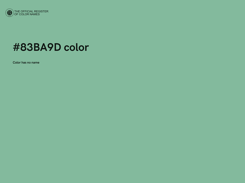 #83BA9D color image