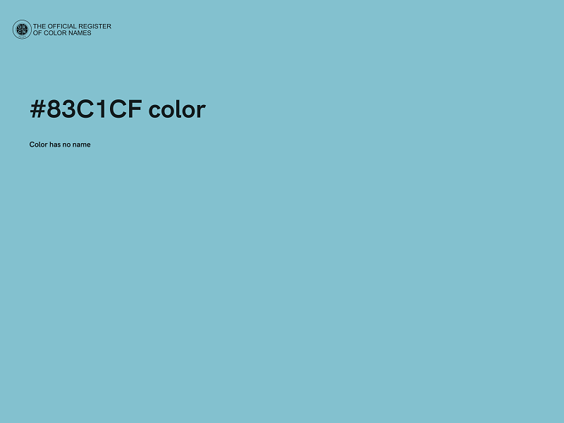 #83C1CF color image