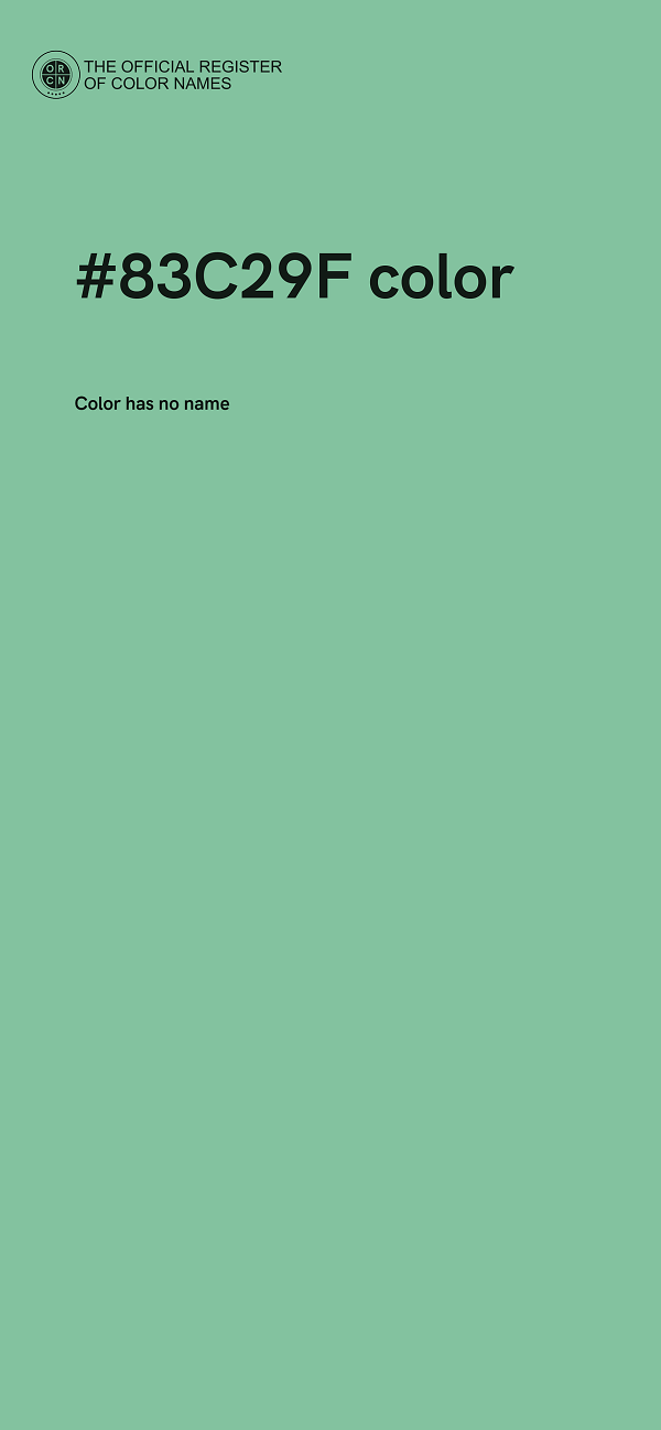 #83C29F color image