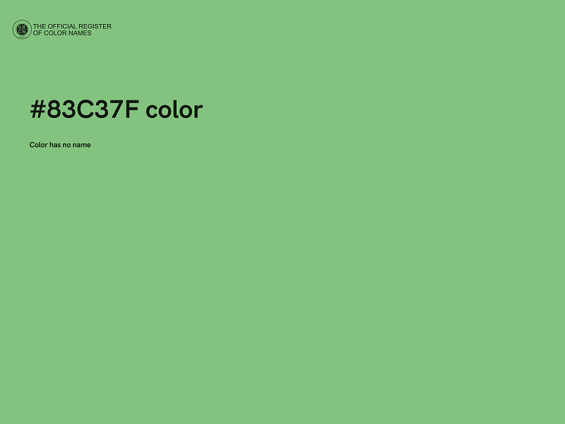 #83C37F color image