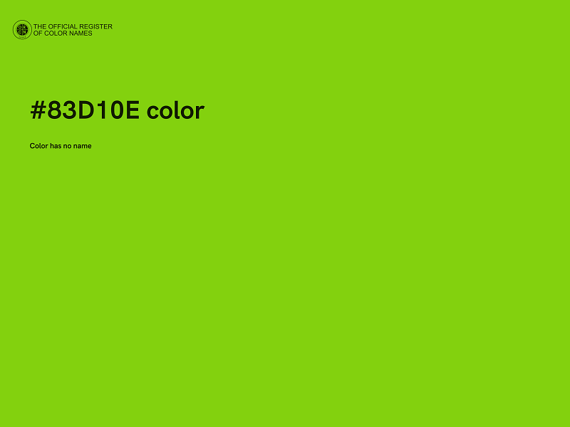 #83D10E color image