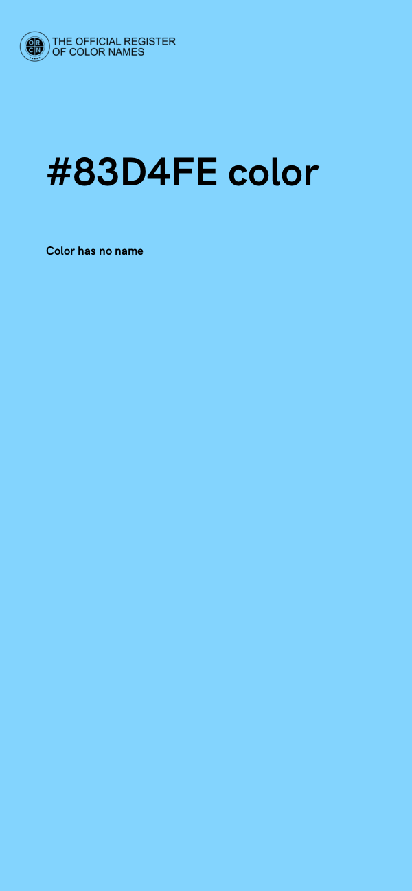 #83D4FE color image