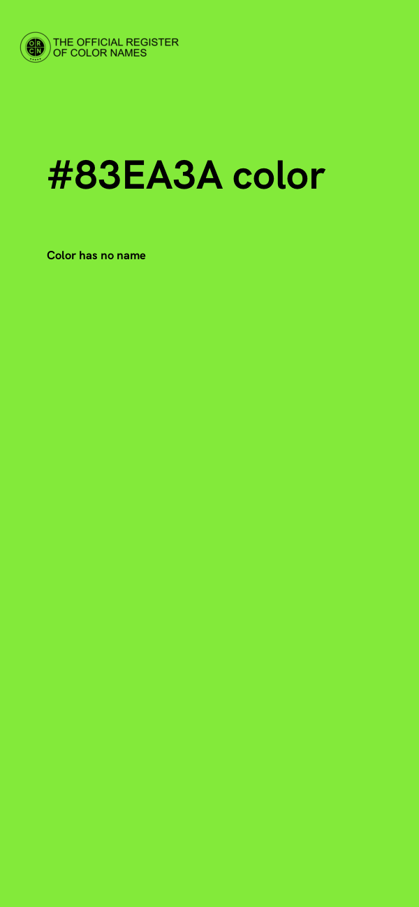 #83EA3A color image