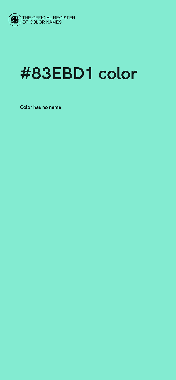 #83EBD1 color image