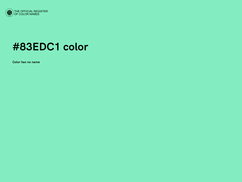 #83EDC1 color image