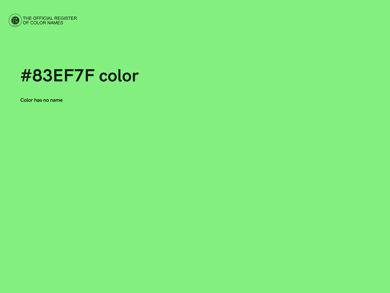 #83EF7F color image