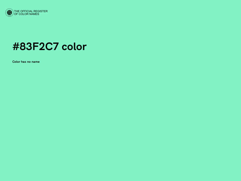 #83F2C7 color image
