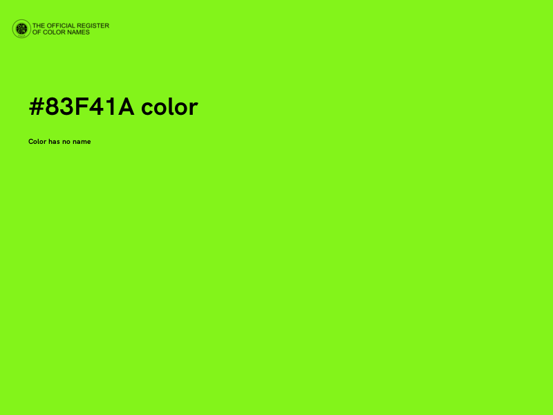 #83F41A color image