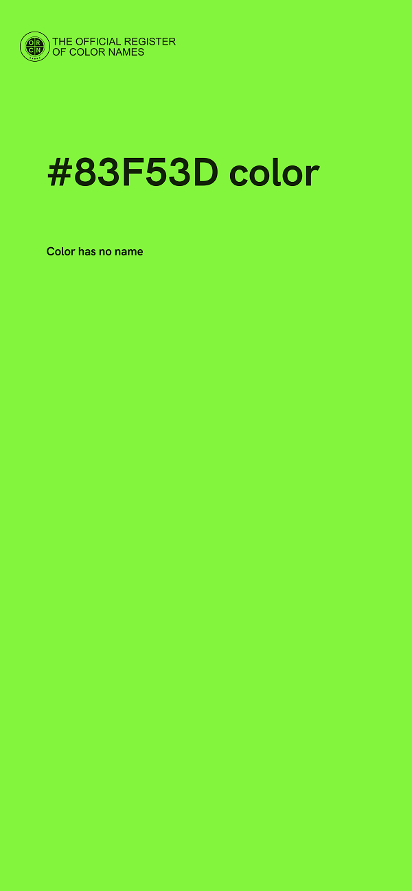 #83F53D color image