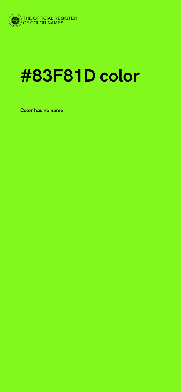 #83F81D color image