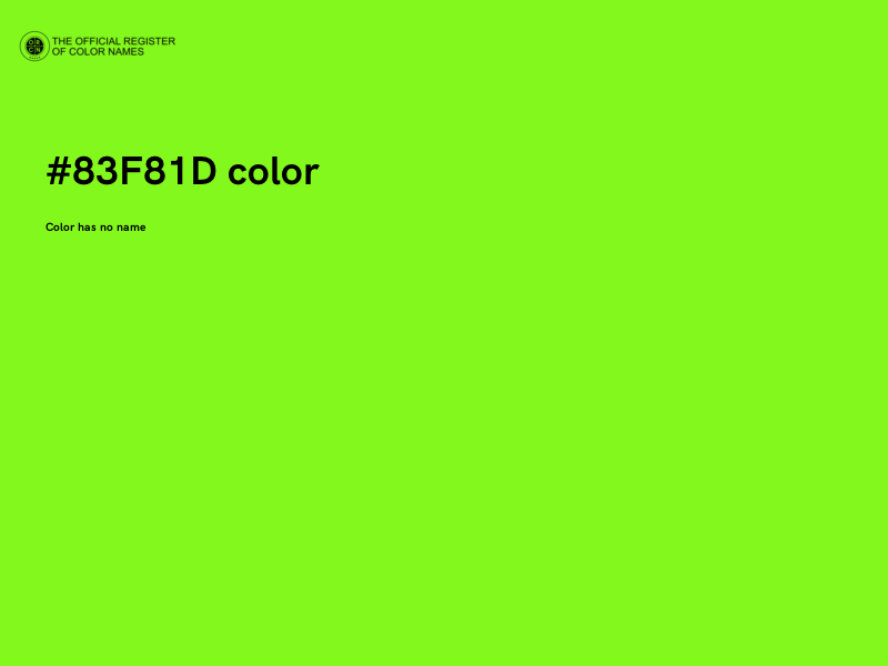 #83F81D color image