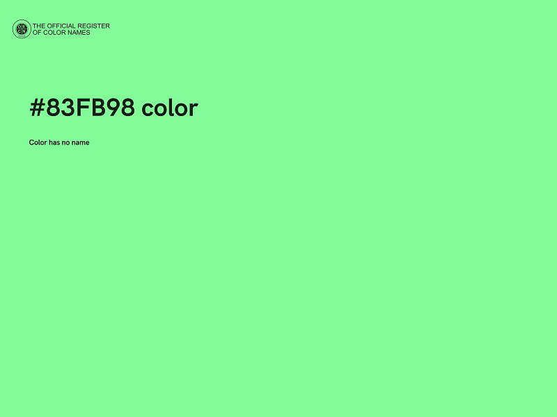 #83FB98 color image