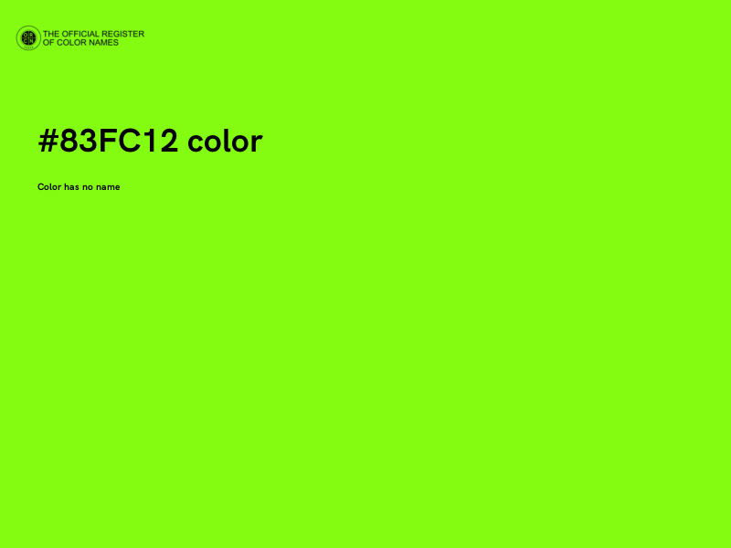 #83FC12 color image