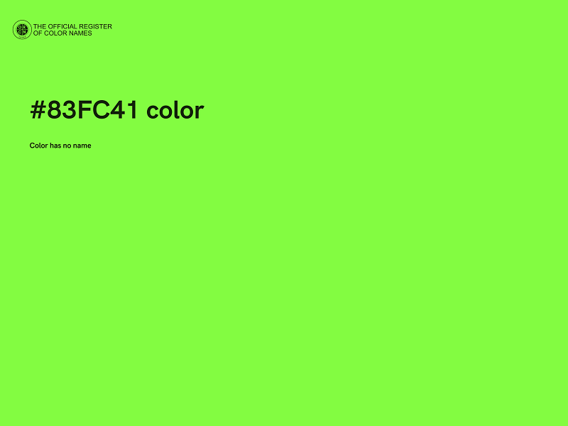 #83FC41 color image