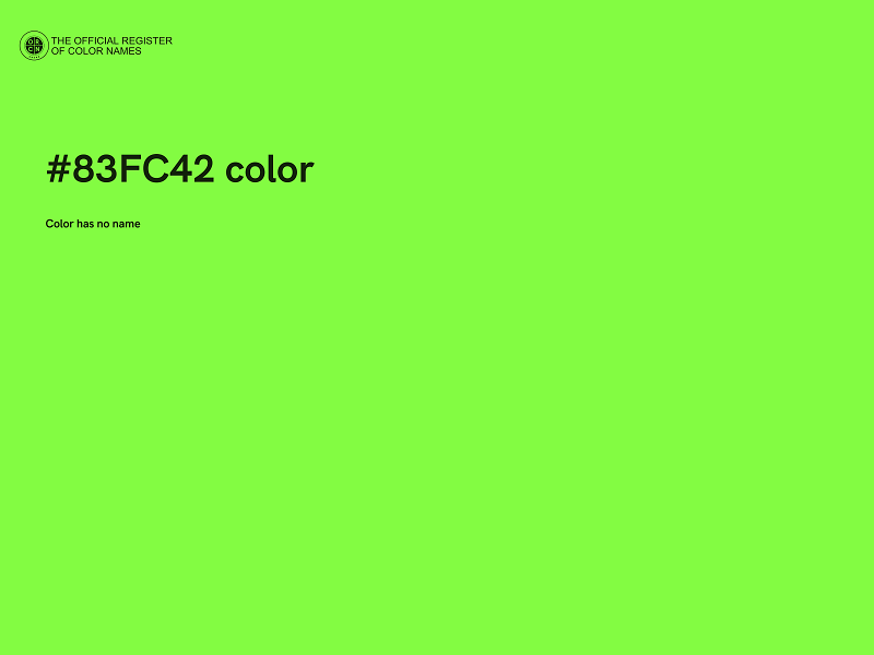 #83FC42 color image