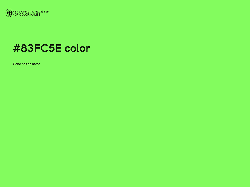 #83FC5E color image