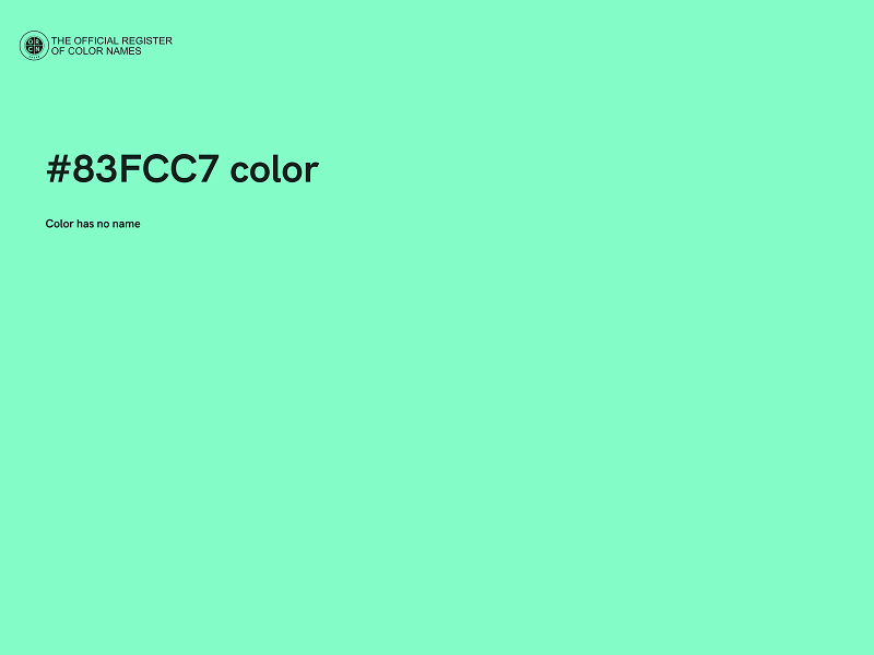 #83FCC7 color image