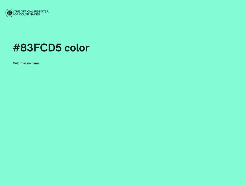 #83FCD5 color image