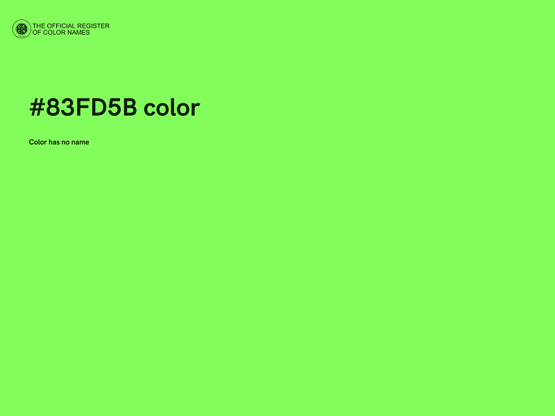 #83FD5B color image