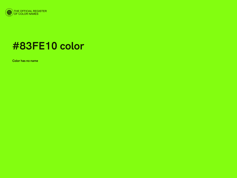 #83FE10 color image