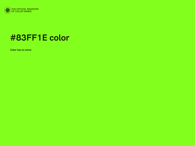 #83FF1E color image