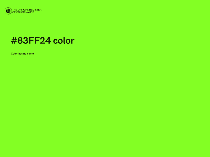 #83FF24 color image