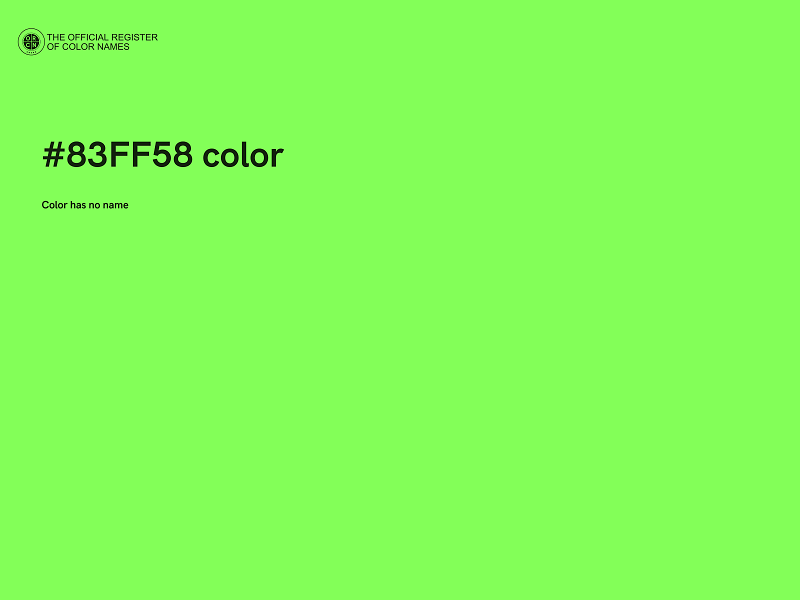 #83FF58 color image