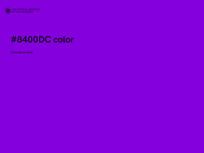 #8400DC color image