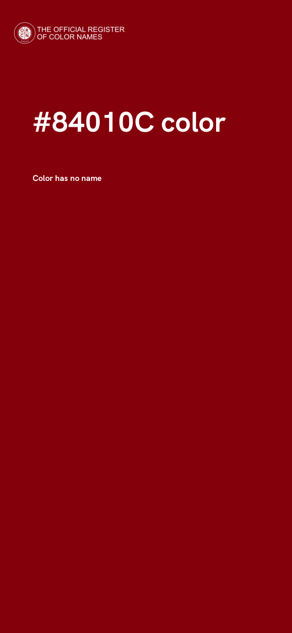 #84010C color image